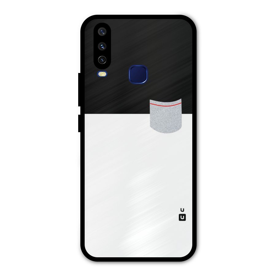 Cute Pocket Simple Metal Back Case for Vivo Y15