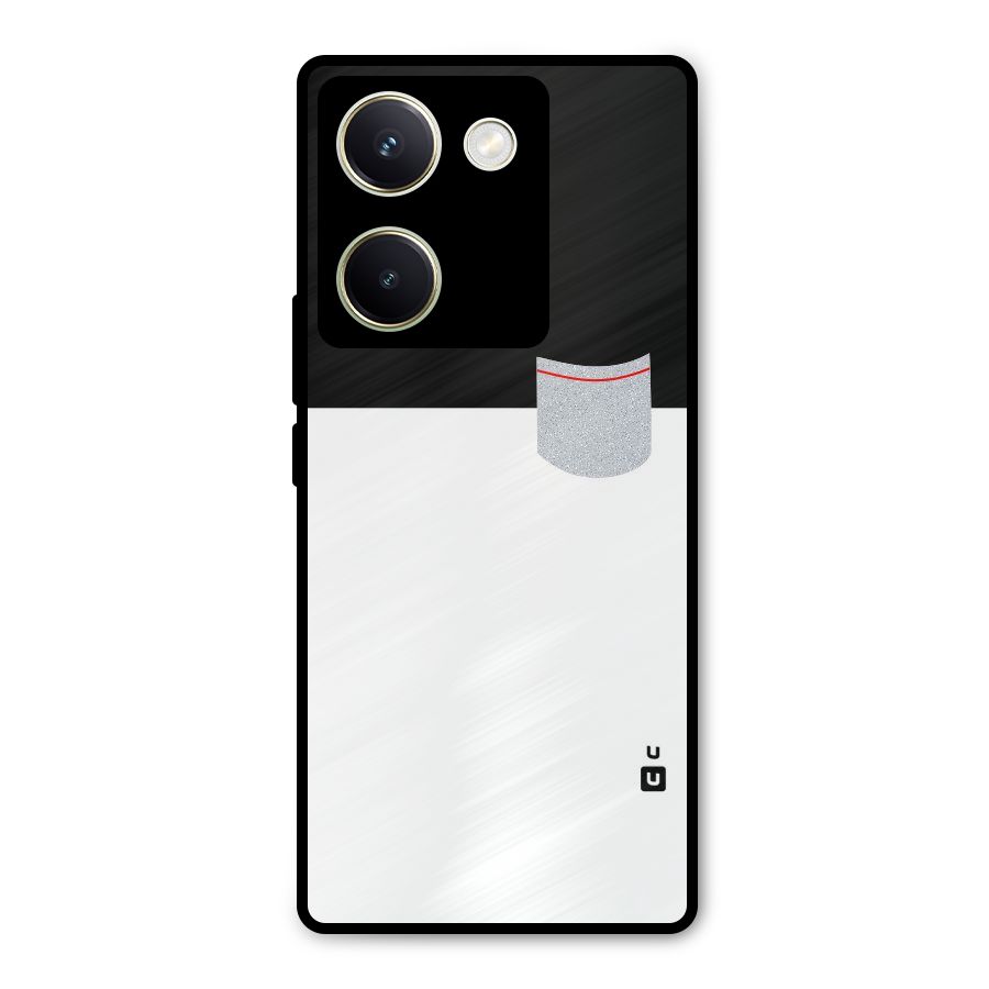 Cute Pocket Simple Metal Back Case for Vivo Y200 Pro
