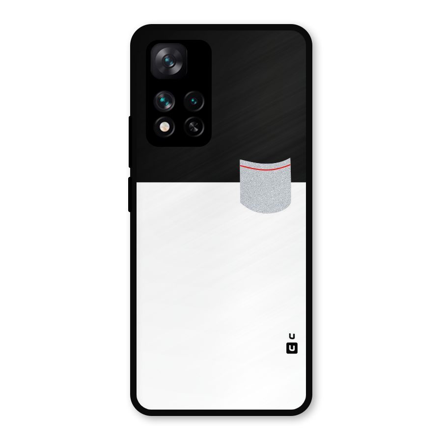 Cute Pocket Simple Metal Back Case for Xiaomi 11i Hypercharge 5G