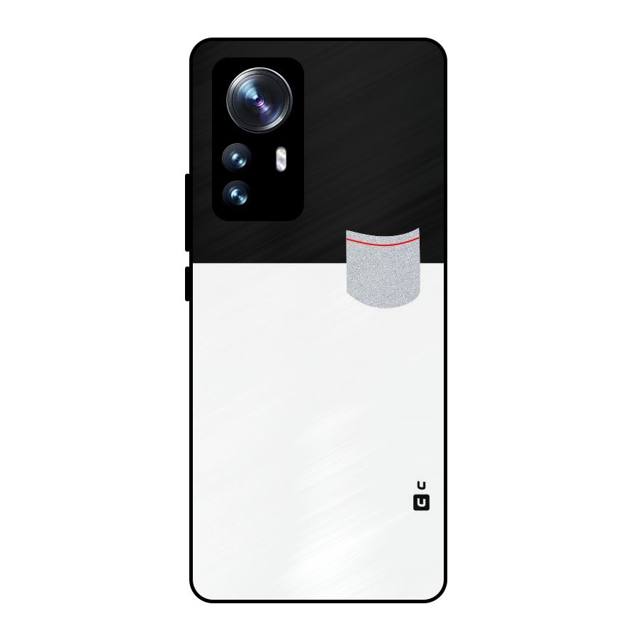Cute Pocket Simple Metal Back Case for Xiaomi 12 Pro