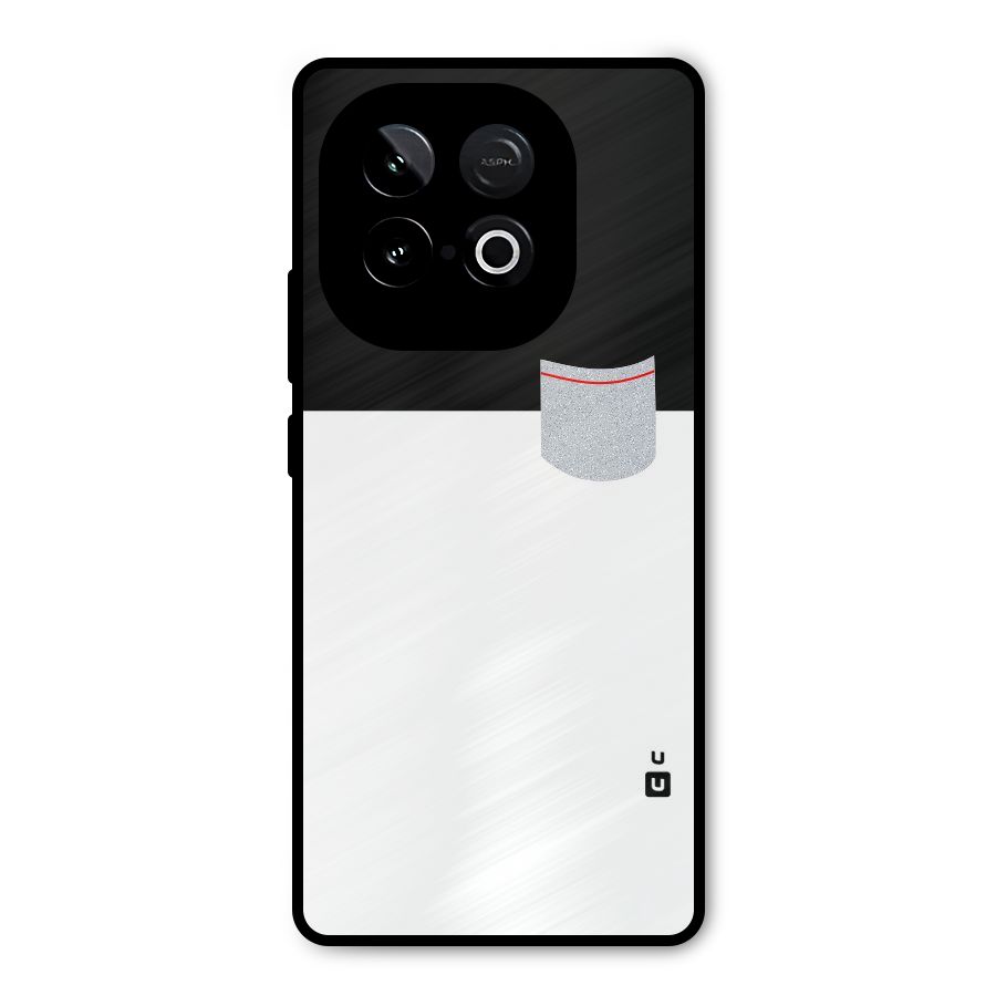 Cute Pocket Simple Metal Back Case for iQOO Neo 10