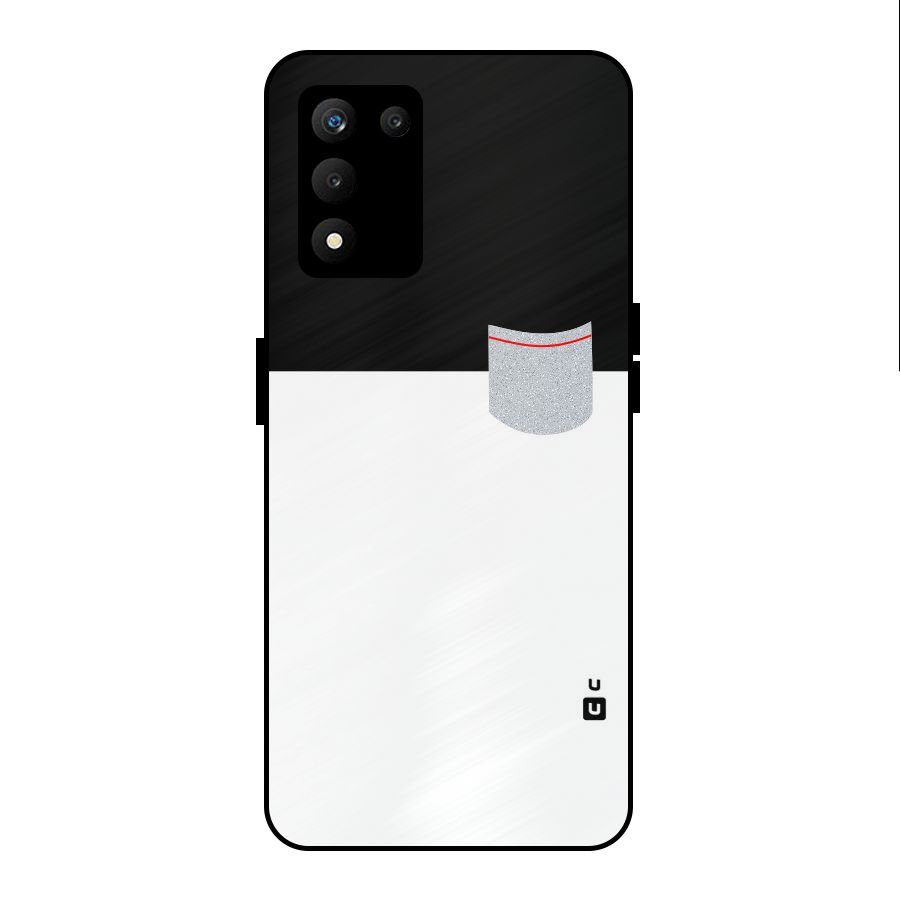 Cute Pocket Simple Metal Back Case for realme 9 5G SE