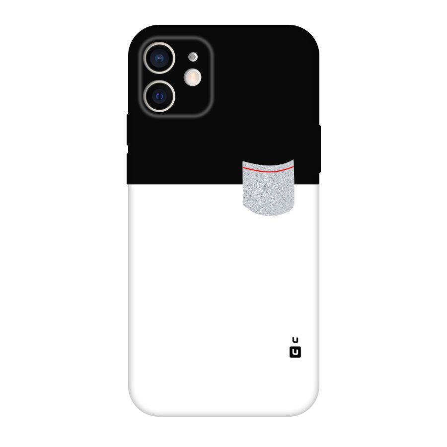 Cute Pocket Simple Original Polycarbonate Back Case for iPhone 12