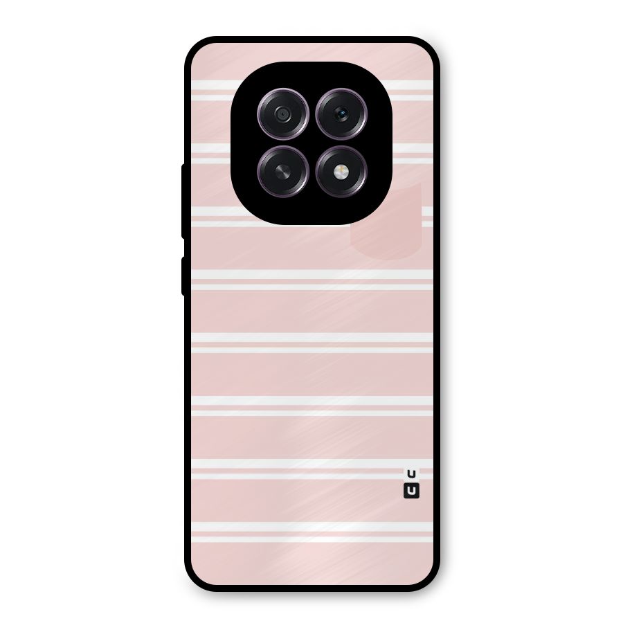 Cute Pocket Striped Metal Back Case for Oppo F29