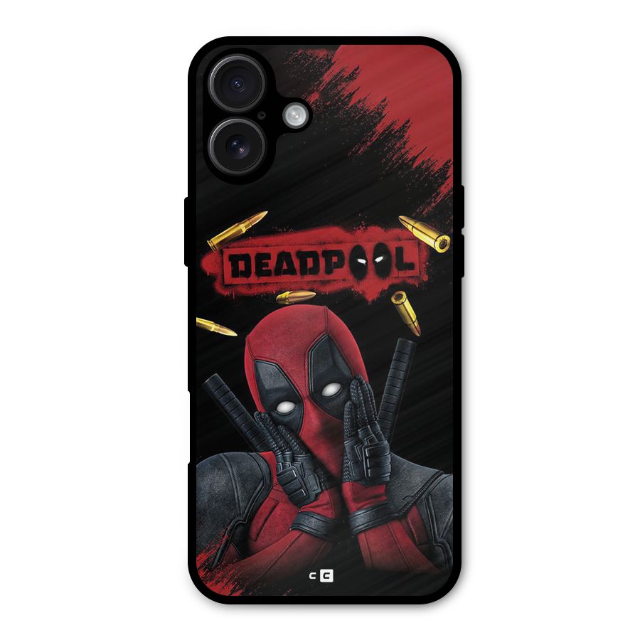 Cute Pool Metal Back Case for iPhone 16 Plus