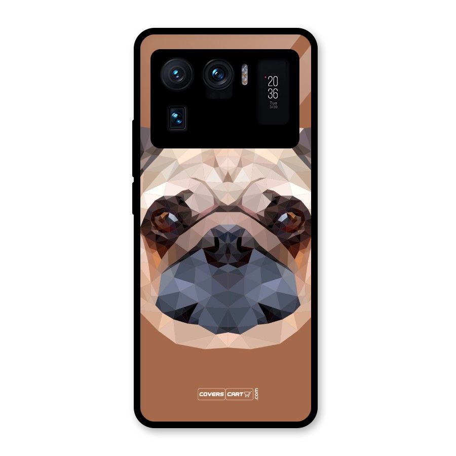 Cute Pug Glass Back Case for Mi 11 Ultra