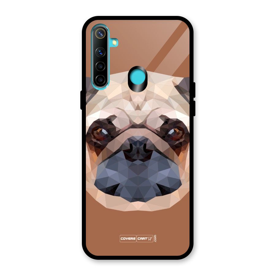 Cute Pug Glass Back Case for Realme Narzo 10