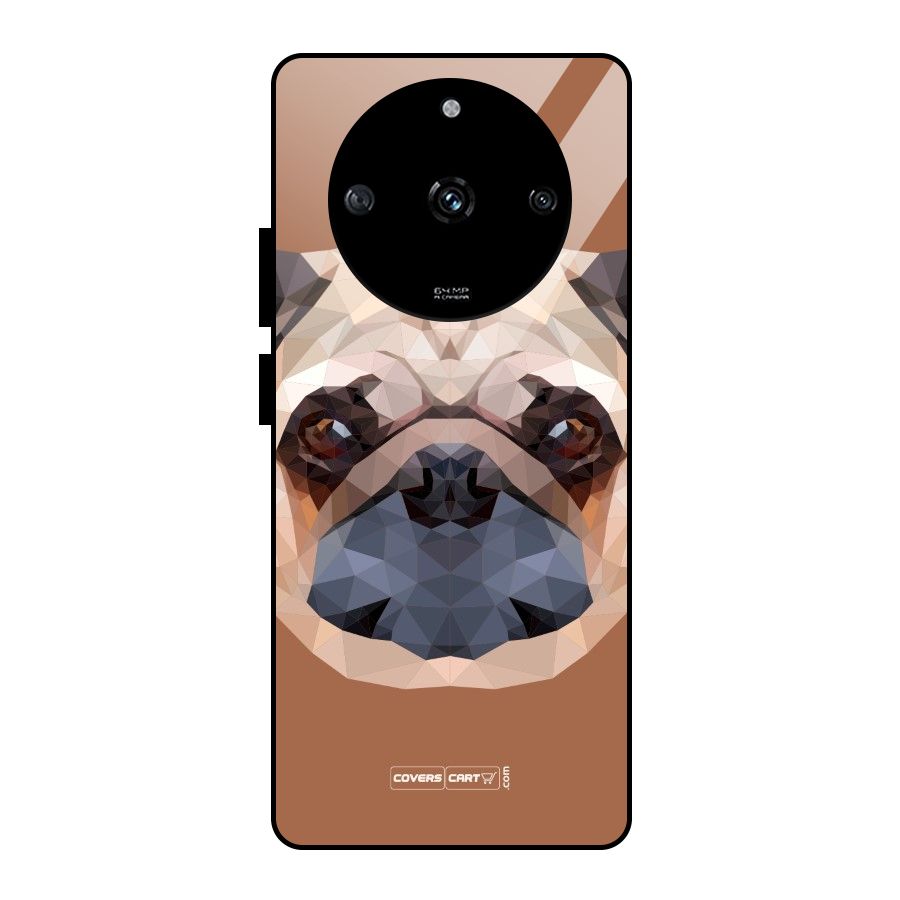 Cute Pug Glass Back Case for Realme Narzo 60 5G