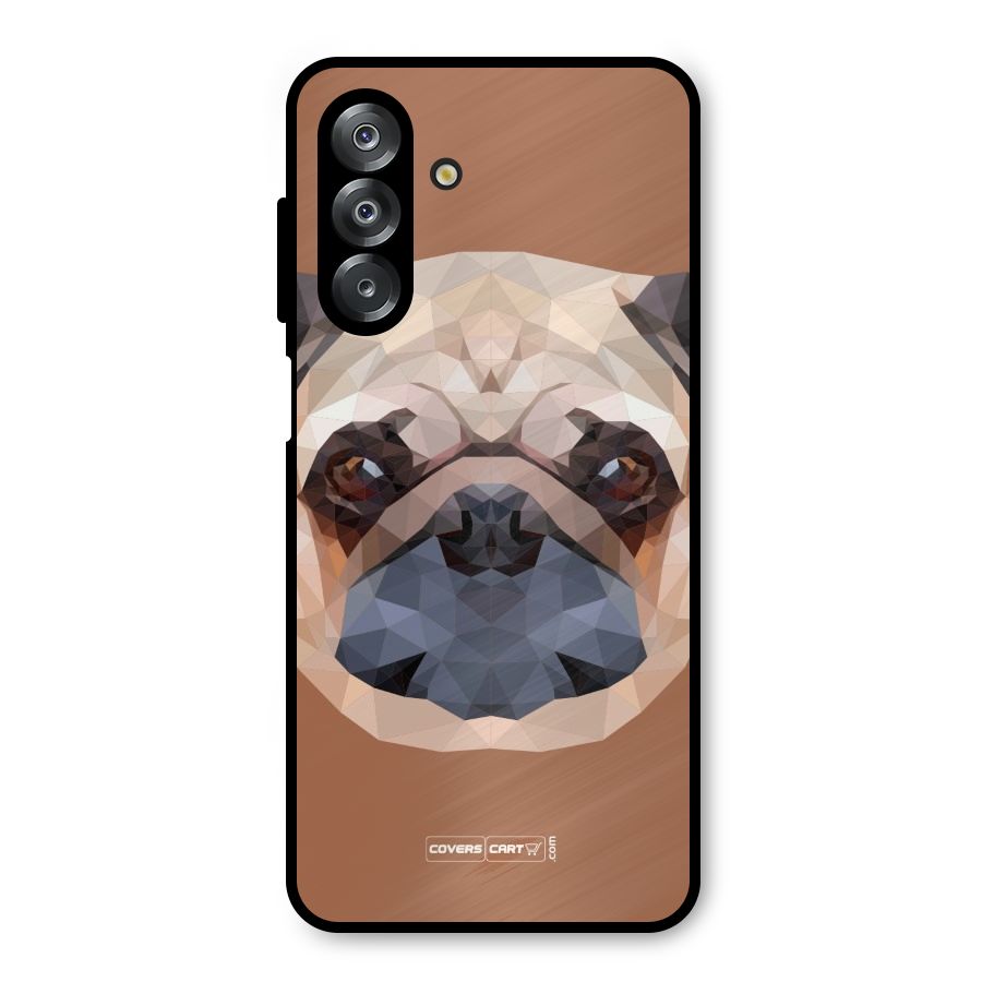 Cute Pug Metal Back Case for Galaxy A26
