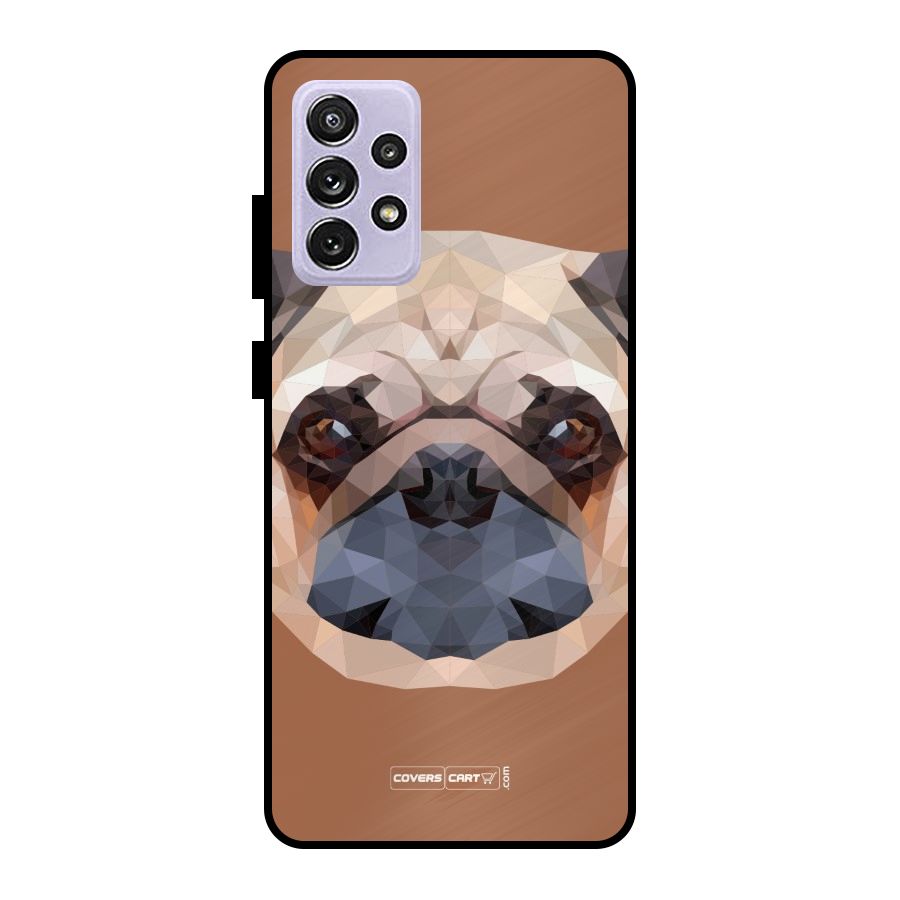 Cute Pug Metal Back Case for Galaxy A72