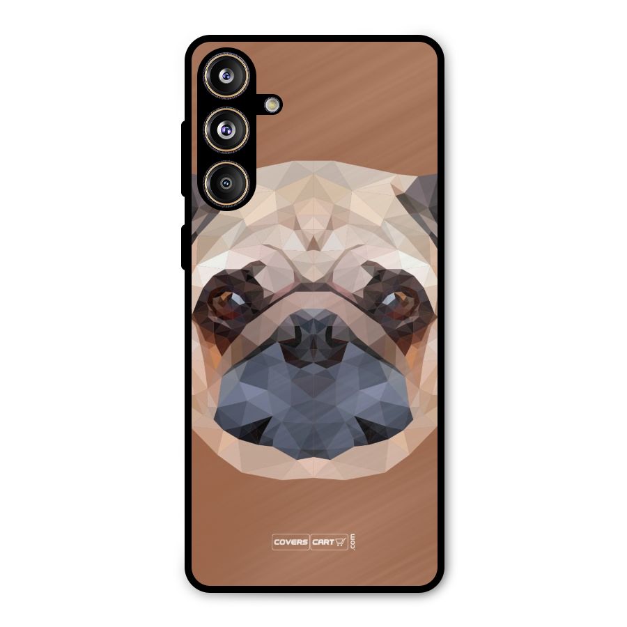 Cute Pug Metal Back Case for Galaxy F55