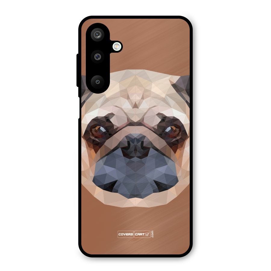 Cute Pug Metal Back Case for Galaxy M16
