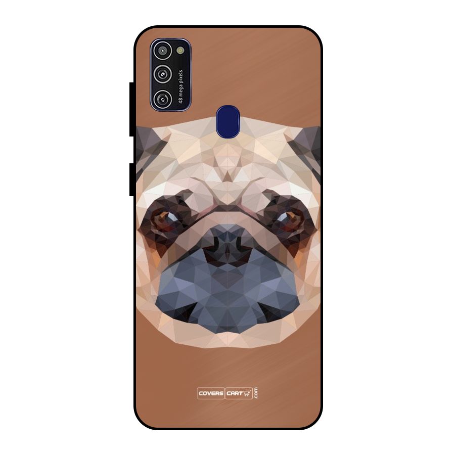 Cute Pug Metal Back Case for Galaxy M30s