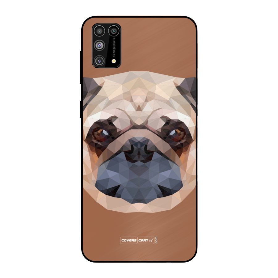 Cute Pug Metal Back Case for Galaxy M31