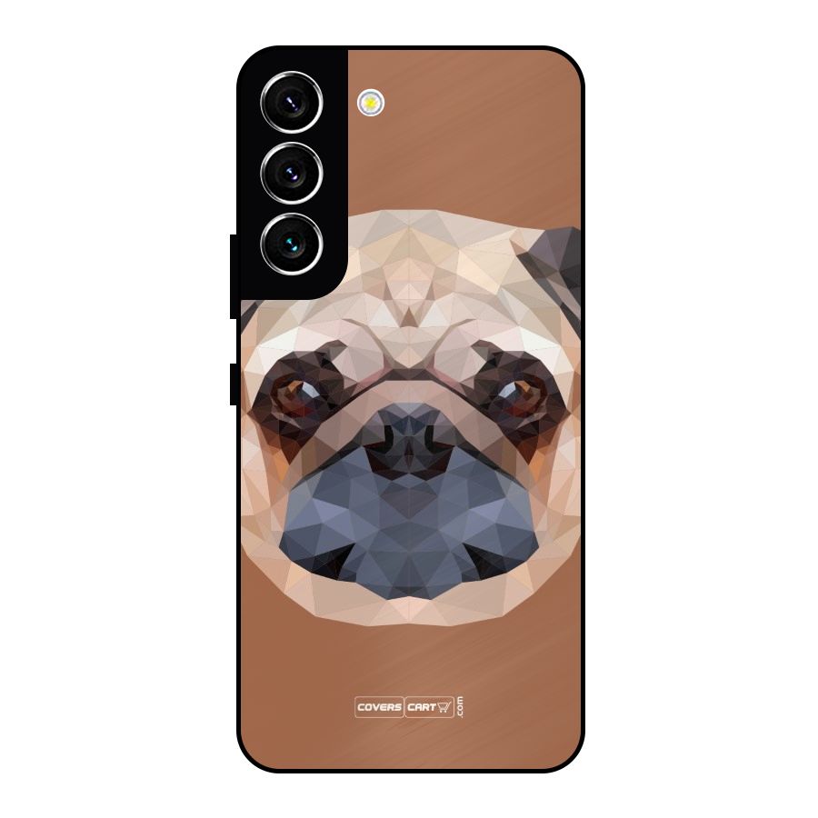 Cute Pug Metal Back Case for Galaxy S22 5G