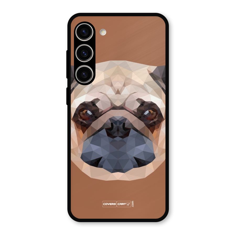 Cute Pug Metal Back Case for Galaxy S23 Plus