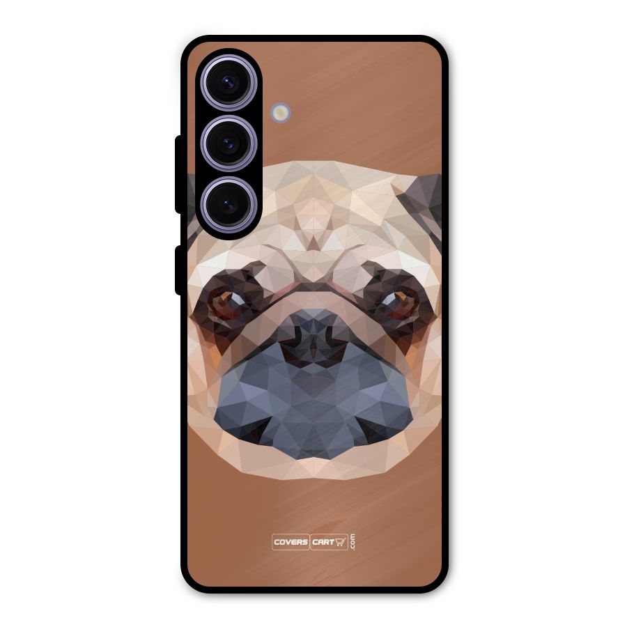 Cute Pug Metal Back Case for Galaxy S24