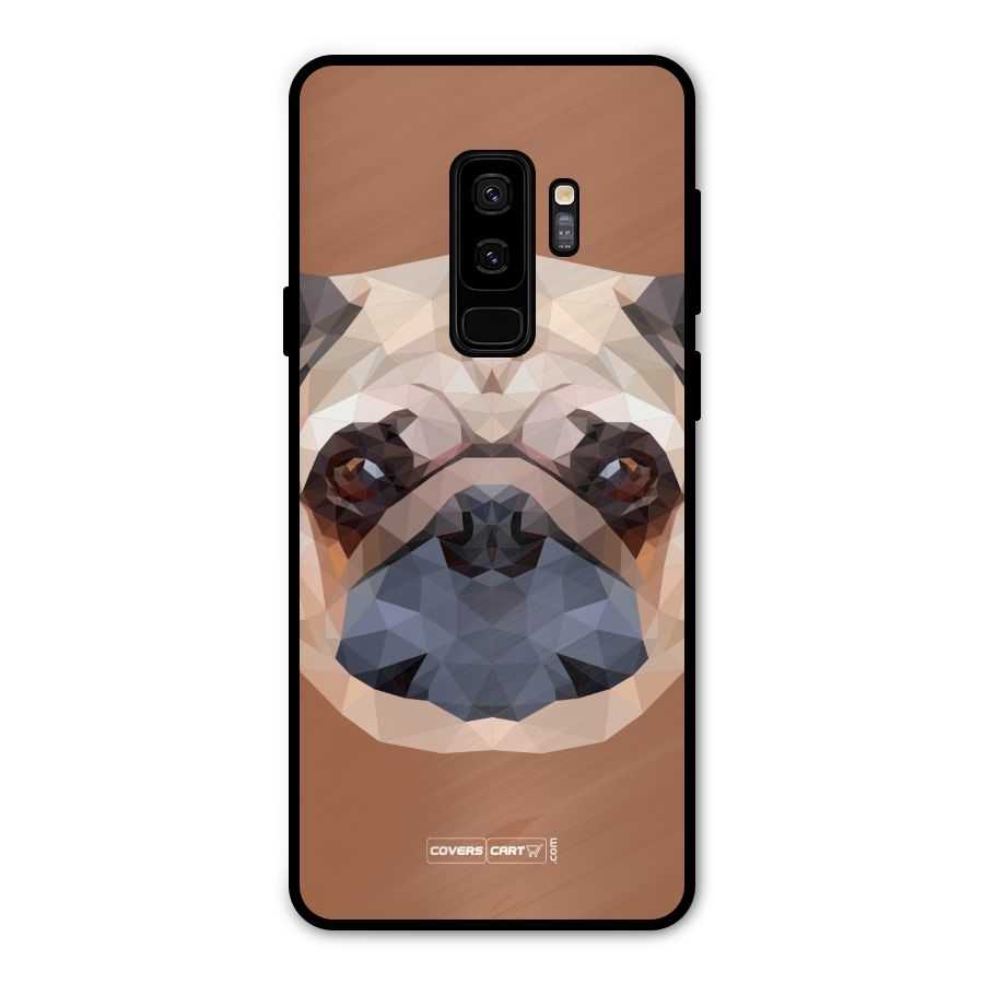 Cute Pug Metal Back Case for Galaxy S9 Plus