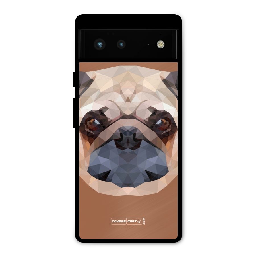 Cute Pug Metal Back Case for Google Pixel 6