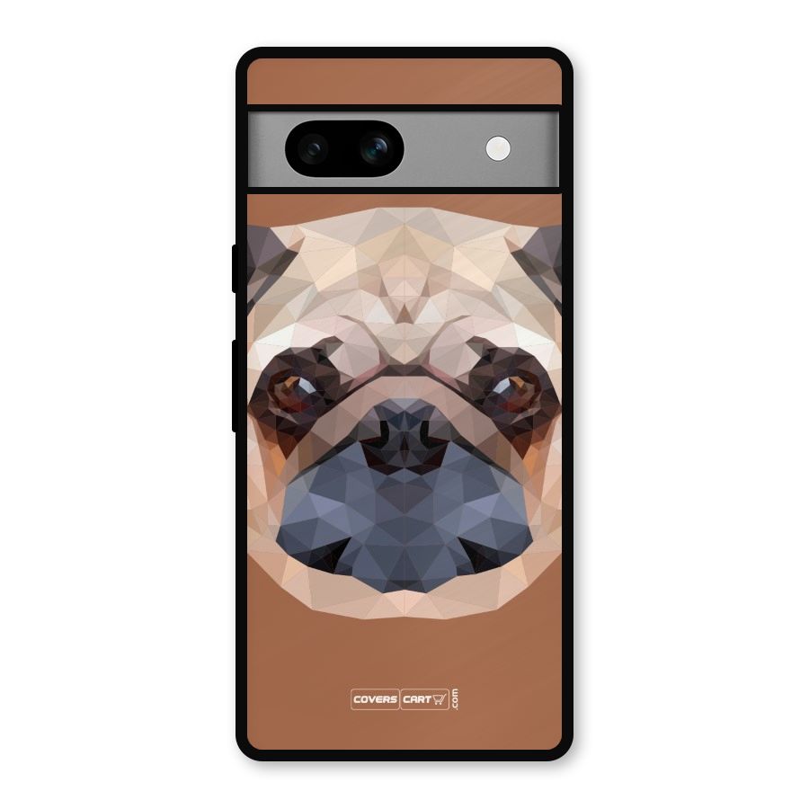 Cute Pug Metal Back Case for Google Pixel 7a