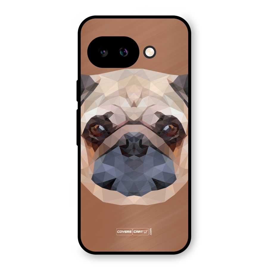 Cute Pug Metal Back Case for Google Pixel 9a