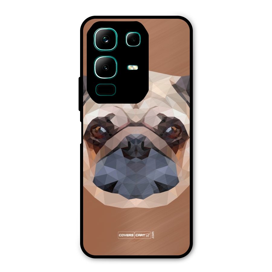 Cute Pug Metal Back Case for Infinix Note 50x