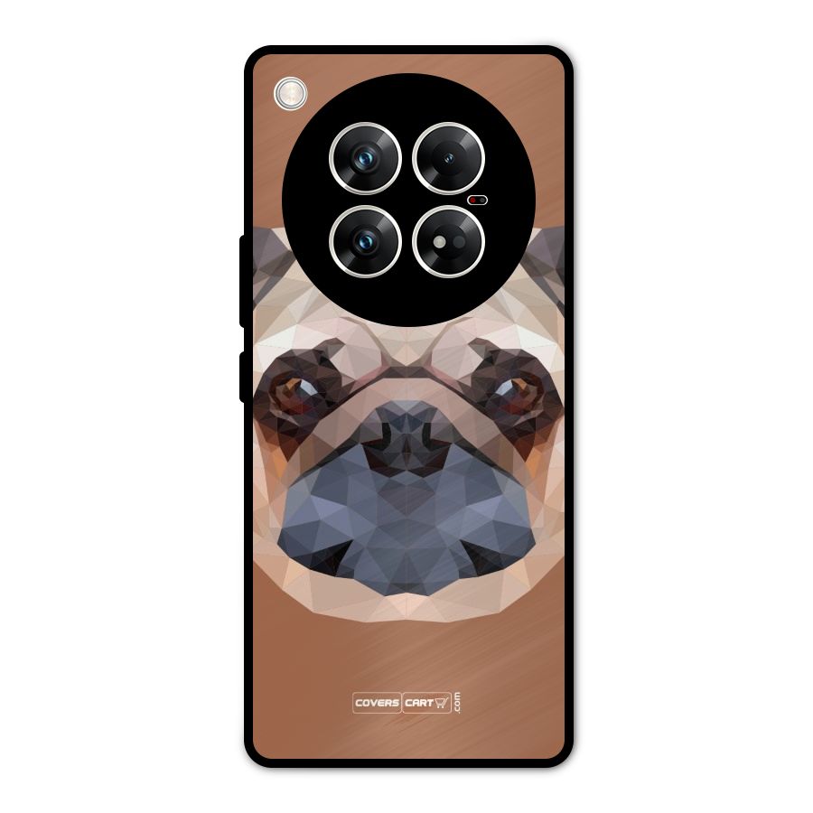 Cute Pug Metal Back Case for Infinix Zero 40 5G