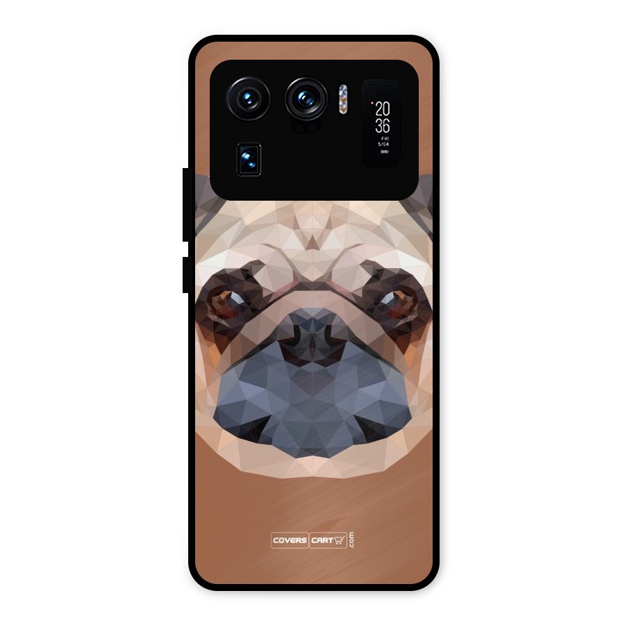 Cute Pug Metal Back Case for Mi 11 Ultra