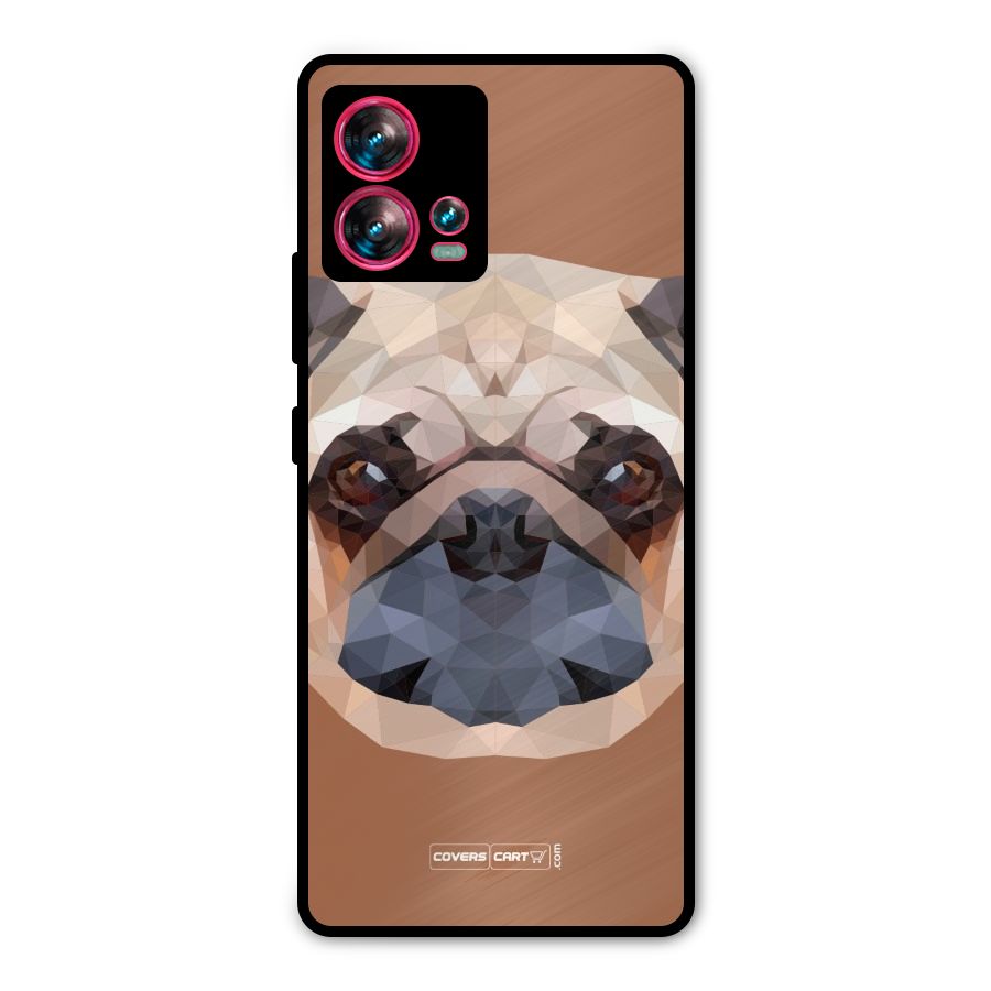 Cute Pug Metal Back Case for Motorola Edge 30 Fusion