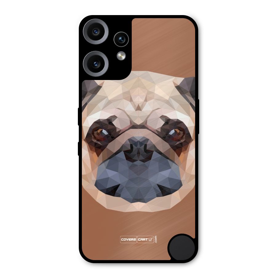 Cute Pug Metal Back Case for Nothing CMF Phone 2 Pro