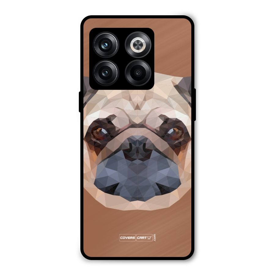 Cute Pug Metal Back Case for OnePlus 10T