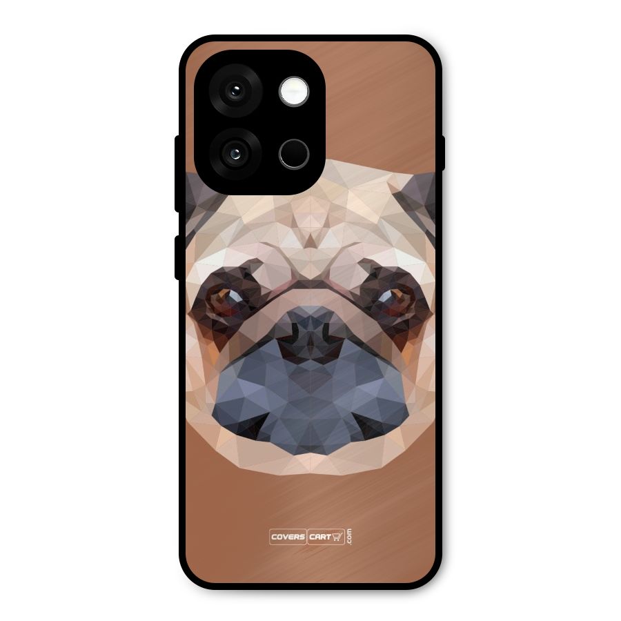 Cute Pug Metal Back Case for OnePlus 13s