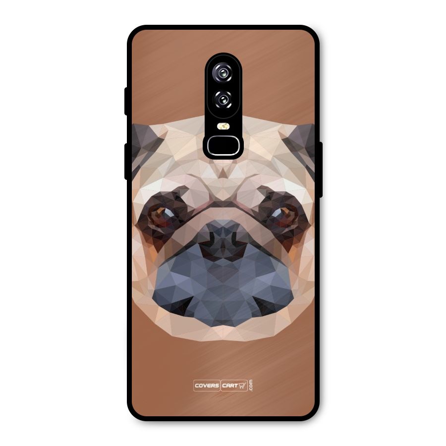 Cute Pug Metal Back Case for OnePlus 6