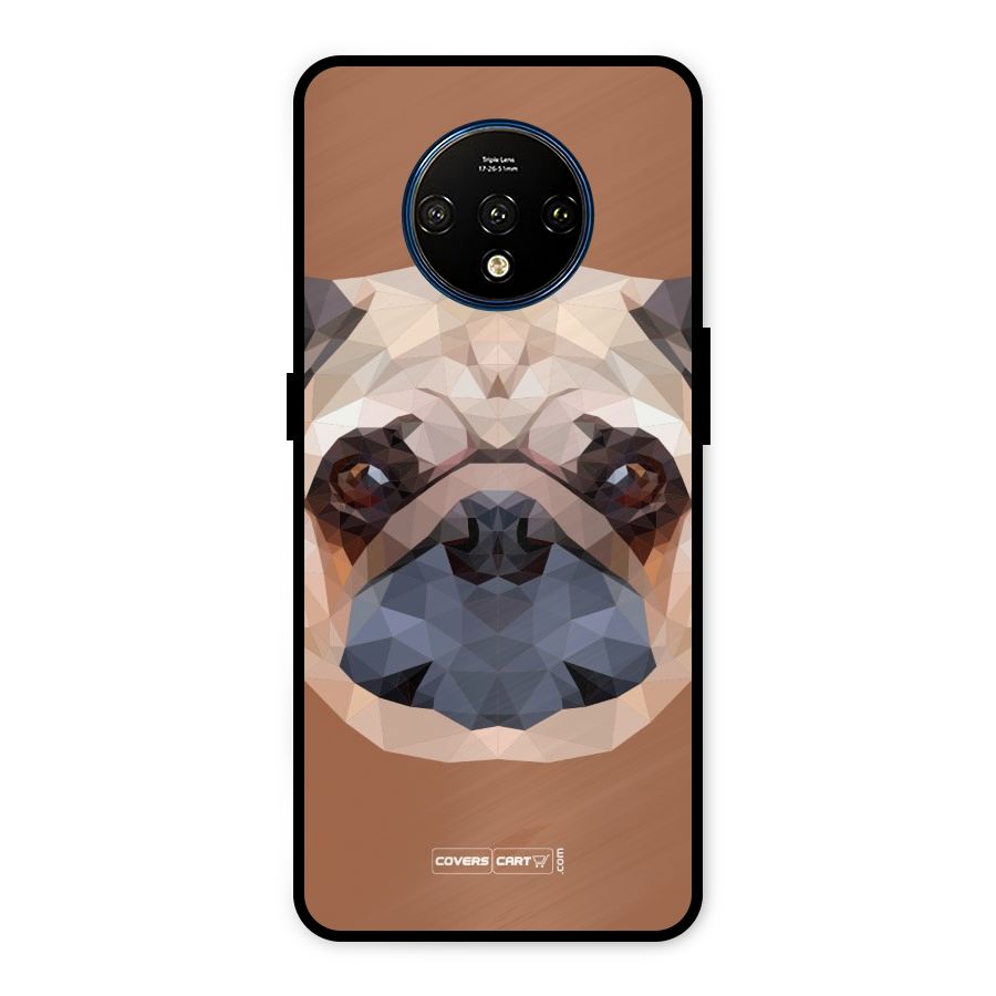 Cute Pug Metal Back Case for OnePlus 7T