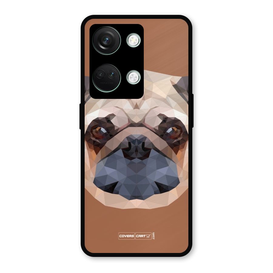 Cute Pug Metal Back Case for OnePlus Nord 3