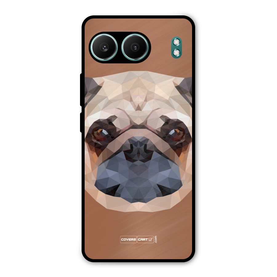 Cute Pug Metal Back Case for OnePlus Nord 4