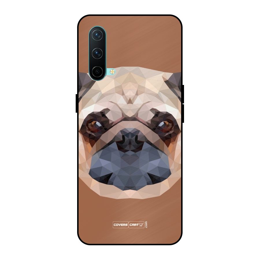 Cute Pug Metal Back Case for OnePlus Nord CE 5G