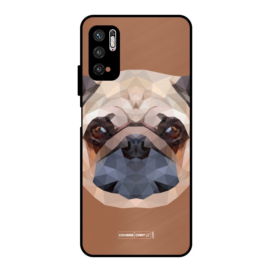 Cute Pug Metal Back Case for Poco M3 Pro 5G