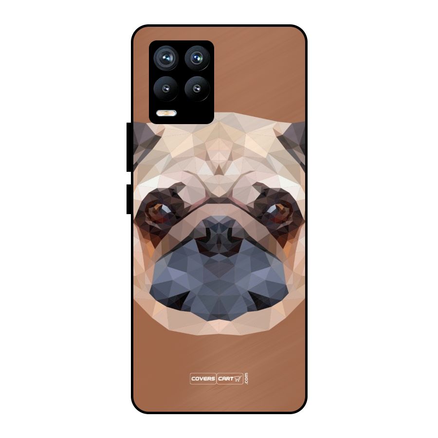 Cute Pug Metal Back Case for Realme 8