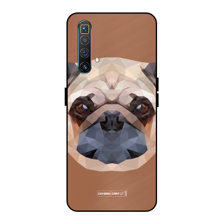 Cute Pug Metal Back Case for Realme X3