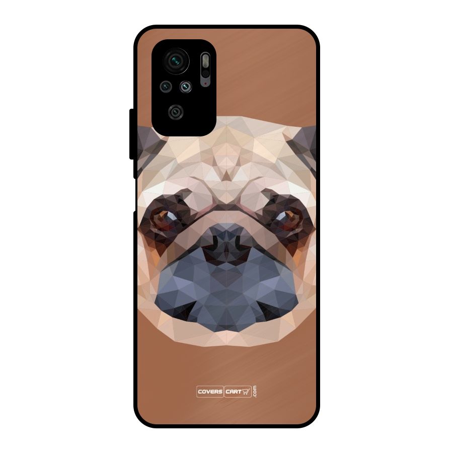 Cute Pug Metal Back Case for Redmi Note 10S