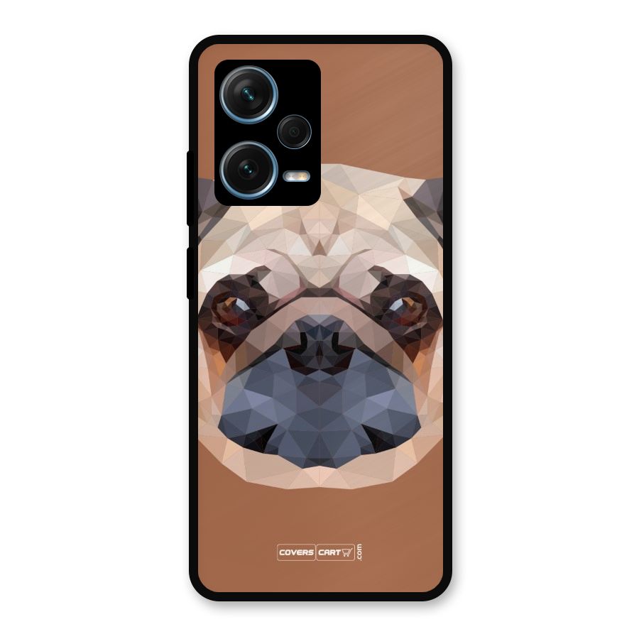 Cute Pug Metal Back Case for Redmi Note 12 Pro Plus 5G
