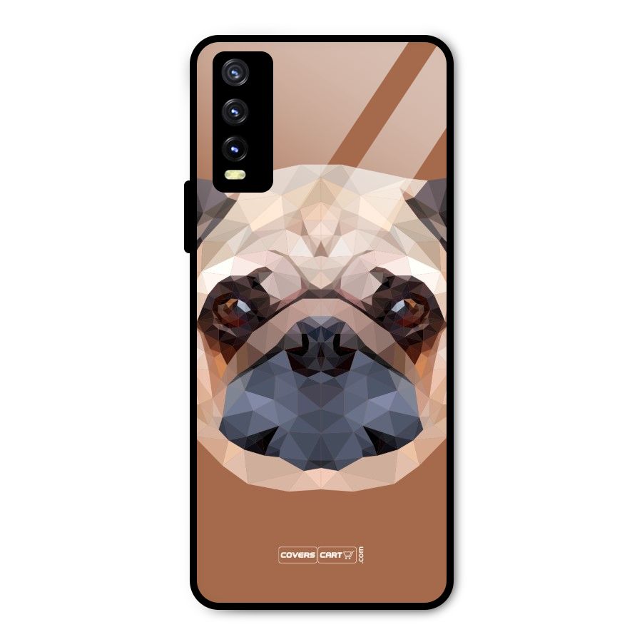 Cute Pug Metal Back Case for Vivo Y20