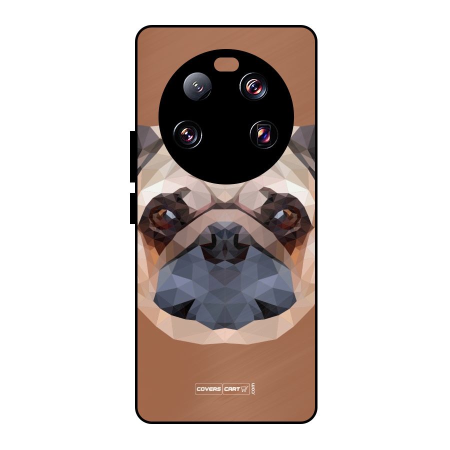 Cute Pug Metal Back Case for Xiaomi 13 Ultra