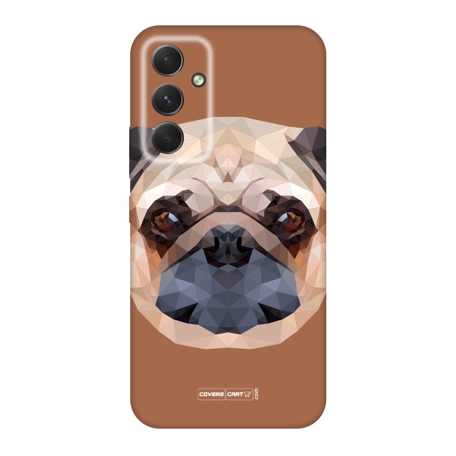 Cute Pug Original Polycarbonate Back Case for Galaxy A54
