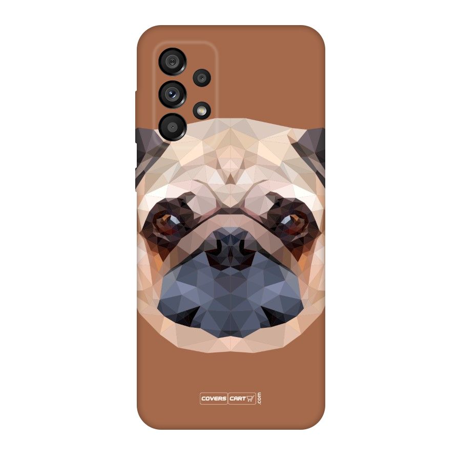 Cute Pug Original Polycarbonate Back Case for Galaxy A73 5G