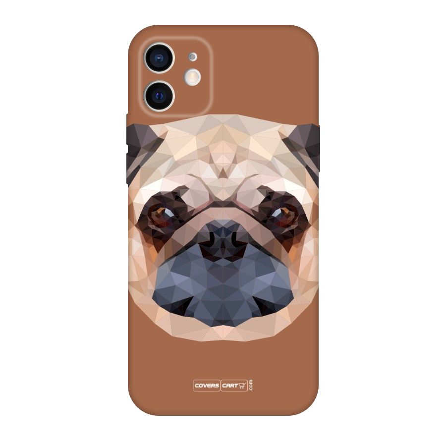Cute Pug Original Polycarbonate Back Case for iPhone 12