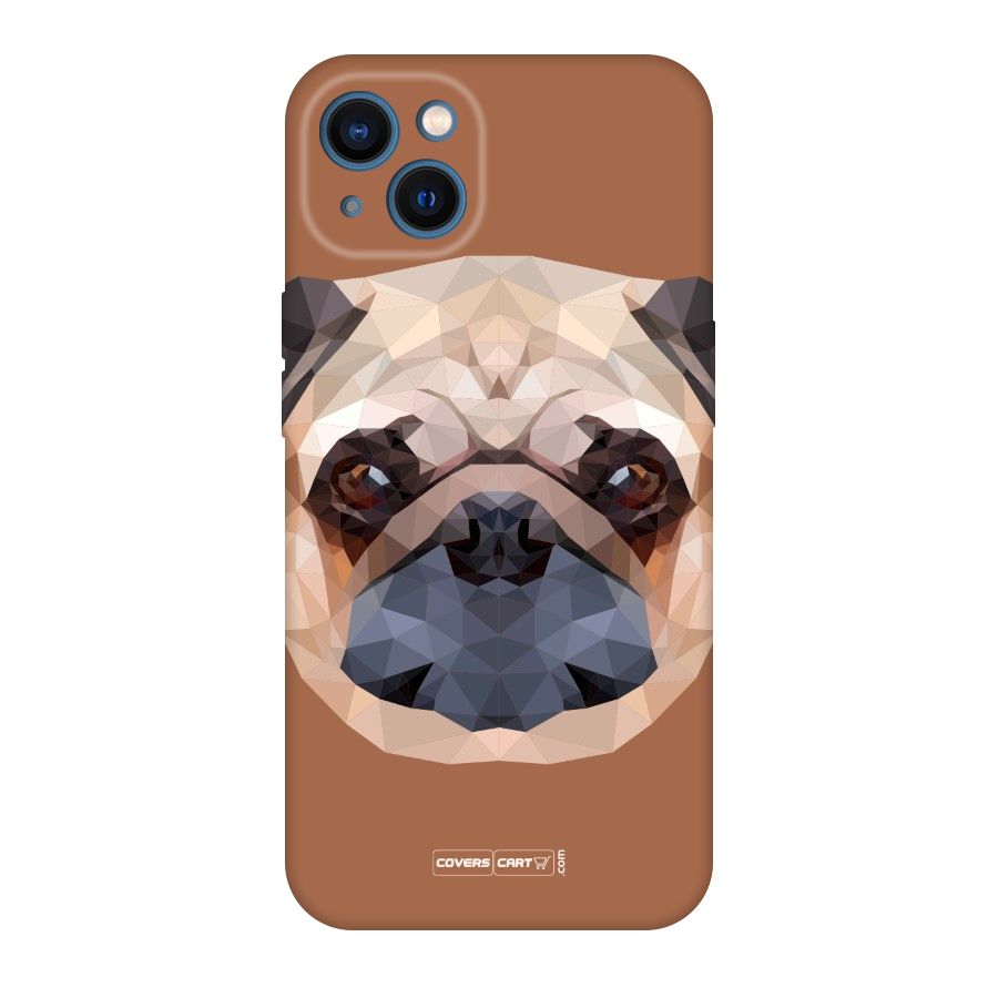 Cute Pug Original Polycarbonate Back Case for iPhone 13