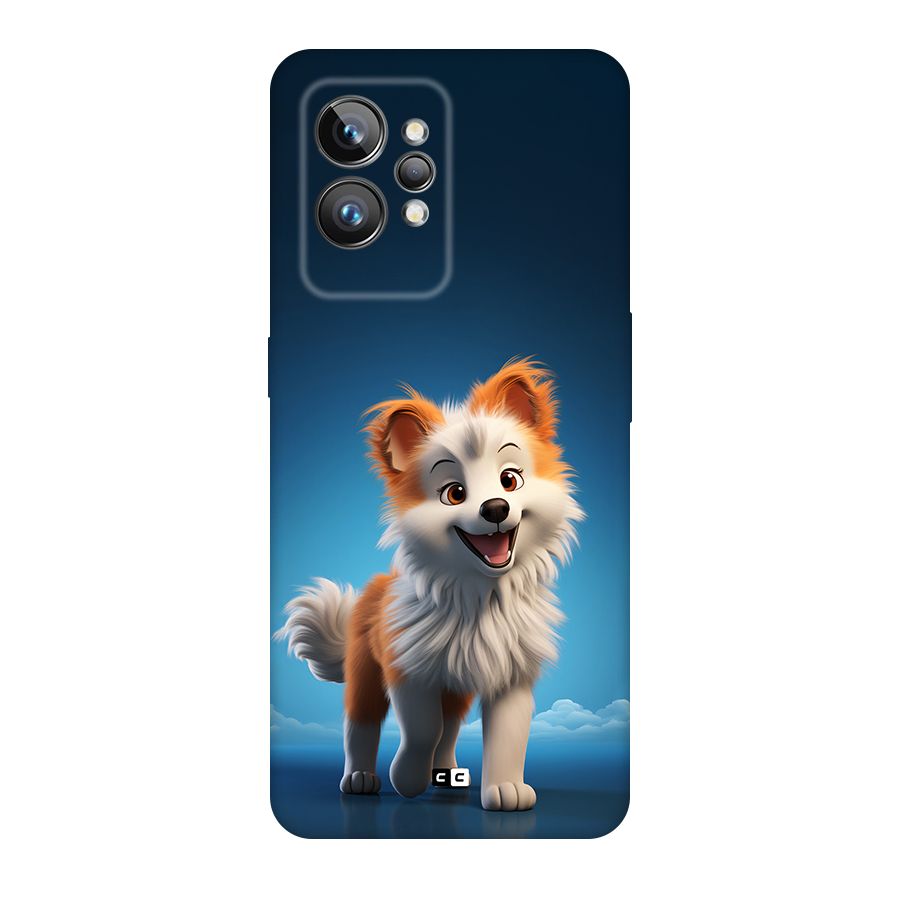 Cute Puppy Walking Original Polycarbonate Back Case for Realme GT2 Pro