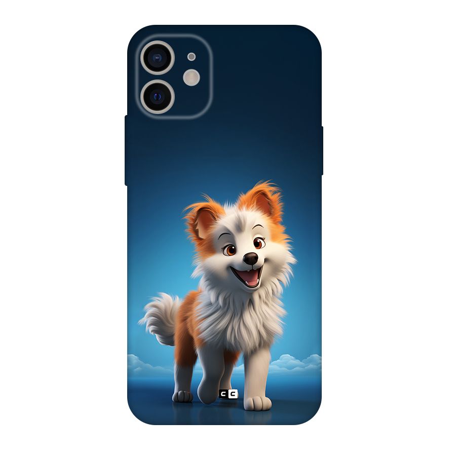 Cute Puppy Walking Original Polycarbonate Back Case for iPhone 11